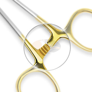 Porte-aiguille chirurgical avec lames de coupe en carbure de tungstène de qualité supérieure et mécanisme de verrouillage, certifié CE - Product Image 3