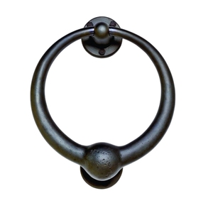 Anneau plat forgé à la main sur mesure, finition thermolaquée, pour la décoration, pour offrir en cadeau, pour portes de chambre, pour portes de jardin - Product Image 6