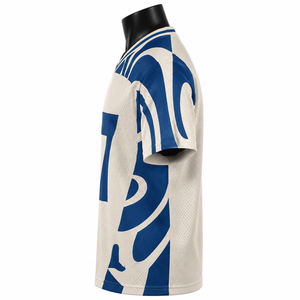 Maillot de football américain personnalisé de haute qualité pour hommes, uniforme d'entraînement sportif, tissu en maille respirant, col en V, maillot de performance - Product Image 5