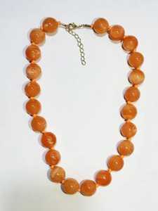 Collier ras du cou bohème en perles de résine verte pour femme, écologique, fait main, thème ange, mode Noël, artisanat d'été - Product Image 3