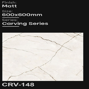 กระเบื้องปูพื้นเคลย์ตัน เซรามิก พรีเมียม พอร์ซเลน ลายหินด้าน ขนาด 600x600 มม. หนา 8.5 มม. กันลื่น ทนกรด - Product Image 3
