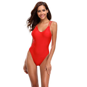 SunKissed Waves Bikini de una pieza de lujo para mujer, traje de baño sexy con efecto push-up, tela suave, cintura alta, ropa de playa para vacaciones - Product Image 2