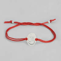 Bracelet unisexe minimaliste en argent sterling 925 avec serti clos Ganesha, spécial Rakhi, pour cadeau frère-sœur, Hinduisme, Raksha