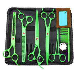 Tijeras Veterinarias Curvas de Acero Inoxidable de 6.5 Pulgadas con Forma de Animal para Animales Pequeños, Herramienta Ecológica para el Cuidado de Mascotas, Paquete Gratuito - Product Image 1