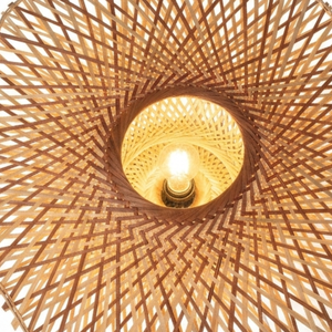 Custom Handcrafted Woven <b>Wall</b> Sconce Natural Bamboo Rattan <b>Wall</b> Lamp Decorative <b>Light</b> for Indoor Dining Room - Product Image 2