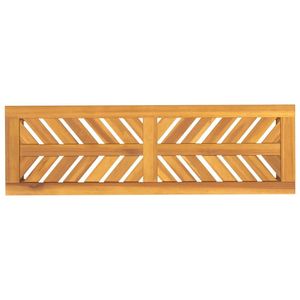 Banco de Jardín Duradero de 43.3 Pulgadas de Largo, Banco de Patio de Madera de Acacia Sólida Natural - Product Image 5