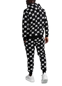 Ensemble de survêtements lourds Fabricants de vêtements personnalisés vierges de haute qualité Pull unisexe Ensemble de pulls en polaire Survêtements d'hiver - Product Image 2