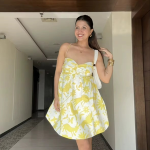 Vestido estampado indio de algodón puro, ropa para mujer, vestidos midi, ropa de noche para damas, ropa de playa, precio de fábrica - Product Image 1