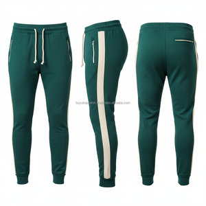 Brand New <b>Winter</b> European Style Men Gym Pants Lightweight Polyester/Cotton Fashionable Color Block Casual <b>Trousers</b> - Product Image 3