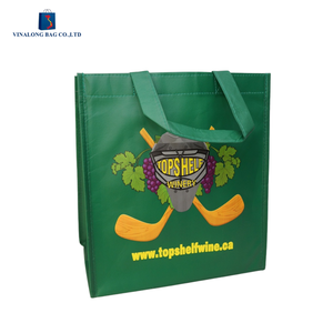 Sac à vin en plastique premium avec fermeture éclair, bandoulière et poignée en corde pour l'emballage de bouteilles, cadeaux, shopping, utilisation en extérieur, durable - Product Image 3