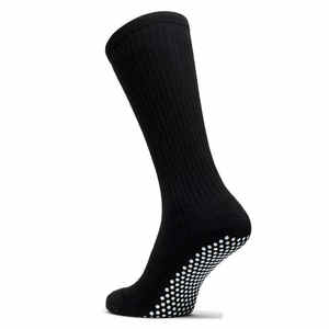 Chaussettes de sport pour hommes, chaussettes invisibles avec grip en silicone au talon, chaussettes décontractées pour hommes avec rayures colorées et coton durable - Product Image 4