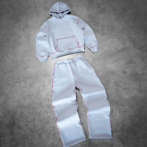 Conjunto Deportivo Premium para Hombre, Invierno, Personalizable, Sudadera con Capucha de 460 g/m², Estilo Oversize - Product Image 3