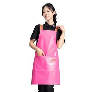 Delantal de Cocina Clásico sin Mangas de Cuero Sintético PU, Delantal de Carnicero Impermeable y Resistente al Aceite para Uso Diario - Product Image 2