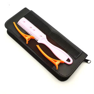 Tijeras de Peluquería Desechables Ecológicas, Kit de Tijeras de Entresacar de Acero Inoxidable, Juego de Tijeras de Barbero con Hoja Recta y Afilada - Product Image 5