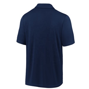 T-shirts 100% Coton Dernières Custom Logo Slim Fit Noir marine Polo shirts Design Pour Hommes - Product Image 2