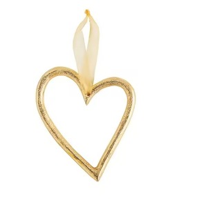 Adorno Decorativo de Metal en Forma de Corazón para Árbol de Navidad y Decoraciones de Temporada - Product Image 3