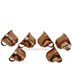 Tasse en argent plaqué, en aluminium, produit turc, style nordique, luxe, vente en gros, design floral, verre européen, tasse à thé vintage - Product Image 4