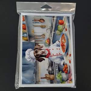 Pointeur le chef lunatique A7 taille 5x7 cartes vierges paquet de 8 cartes de voeux avec enveloppes vierges pour messages personnalisés - Product Image 3