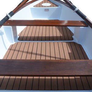 Bateau à rames composite de 11,5 pieds avec accents en teck pour les loisirs en lac, en station balnéaire et en rivière - Vente en gros, contactez-nous - Product Image 6