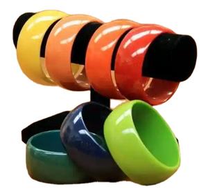 Femmes Artistique Résine Artisanat Bracelet Déclaration Bijoux Bracelets - Product Image 6