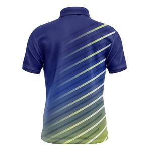 Maillot de sport personnalisé sublimé respirant à manches courtes en Spandex/Polyester, anti-humidité, pour la pratique sportive (vente en gros) - Product Image 4