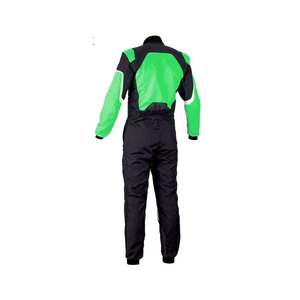 Combinaison de course moto pour homme, manches longues, vert et noir, respirante, pour toutes les saisons - Product Image 3