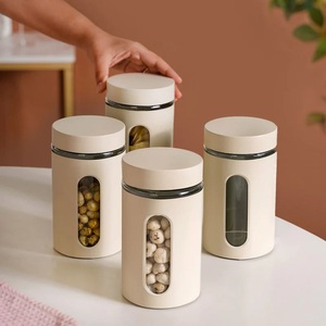 Pot de rangement en métal galvanisé pour la conservation des aliments dans la cuisine, conteneur pour la maison et les restaurants avec design personnalisé - Product Image 3