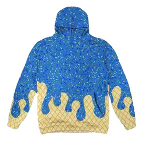 Sweat-shirts à capuche en jersey respirant pour homme Ice Sprinkle avec grandes poches kangourou 100% polyester, grandes tailles - Product Image 6