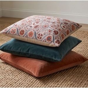 Bohemian Floral Embroidered Square <b>Throw</b> <b>Pillow</b> Cover Removable Washable Textile Decorative Cushion For Bulk Supply - Product Image 6