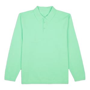Nouveau polo respirant à manches longues pour hommes Vente en gros OEM 100% coton Meilleure vente Qualité orientée vers l'exportation Logo personnalisé - Product Image 6