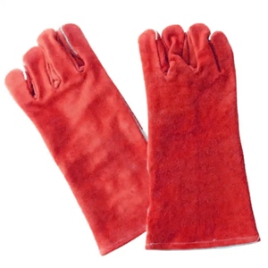 Guantes de Soldadura de Cuero Vacuno de Primera Calidad, Resistentes al Fuego, de Larga Duración, para Trabajo Pesado - Product Image 5