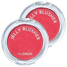 Descuento en el Rubor en Gel Saem 4.5g PK02 Rosa Escarlata, Alta Pigmentación, Acabado Dewy para Rostro, Paquete de 2 Unidades - Product Image 1