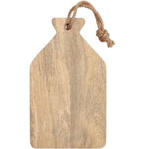 Planche à découper rustique en bois, plateau de service pour charcuterie et fromages avec corde en jute, vente en gros - Product Image 1