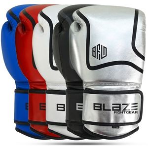 Guantes de Boxeo Metálicos Plateados Personalizados para Entrenamiento de Sparring y Muay Thai, Trabajo con Saco de Boxeo, Artes Marciales y Boxeo - Product Image 6