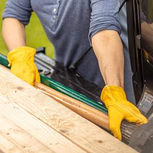 Gants en cuir de daim souple pour femme - Product Image 4