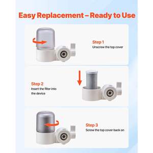 High-Efficiency 5-Layer Faucet <b>Filter</b> <b>Replacement</b> 317 Gal Lifespan 3-Month Value 317 Gal Carbon Block <b>Water</b> <b>Filter</b> <b>Cartridge</b> - Product Image 5