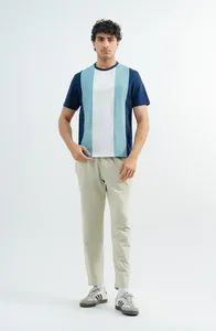 เสื้อยืดแขนสั้นสไตล์แร็ปเปอร์ลำลองสำหรับผู้ชาย พิมพ์ลายสกรีน ผ้าฝ้าย 100% - Product Image 3