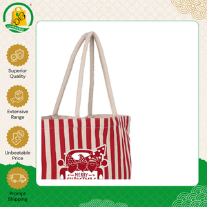 Excellent Quality Wholesale Supply Cotton <b>Canvas</b> Tote Shopping <b>Bag</b> All-Over Printed with Rope Handle for Sale - Product Image 5