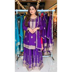 Ensemble de haut et de dupatta pour femmes, magnifique pour les fêtes - Product Image 1