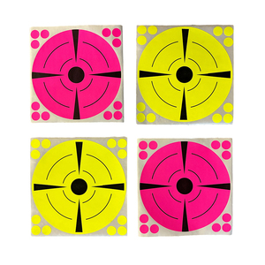 Adesivi Fluorescenti per Bersaglio da 6 Pollici, Autoadesivi, per Giochi all'Aperto e Tiro al Bersaglio - Product Image 3