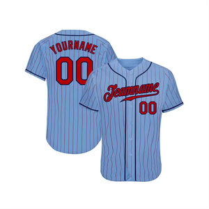 Uniforme de baseball respirant 100 % polyester, conception OEM 2025, vente en gros, uniforme de mode pour hommes avec logo personnalisé - Product Image 3