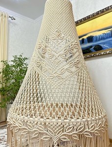 Macrame Swing, Macrame <b>Hanging</b> <b>Chair</b>, Macrame Patio Swing, Hammock Swing, Indoor <b>Chair</b>, Macrame Swing <b>Chair</b>, Hammock - Product Image 4