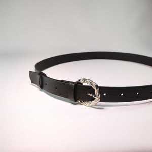 Ceinture en cuir tricoté pour homme, de haute qualité, confortable, à sangle réglable, respirante, avec boucle carrée, surdimensionnée, à bas prix, décontractée et basique - Product Image 6