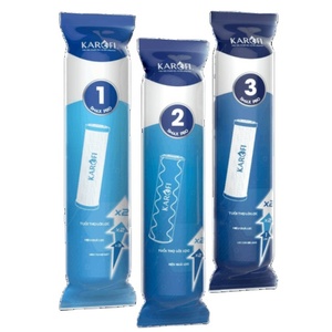 Karofi Smax Pro 1-2-3 Ensemble de pré-filtre manuel de haute qualité Purificateur d'eau à osmose inverse au charbon actif Vietnam PP Origine - Product Image 1