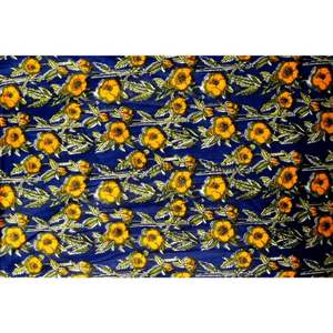 Tissu en coton 100% pur, écologique, tissé, à séchage rapide, respirant, léger, imprimé en bloc, pour femmes et filles - Product Image 5