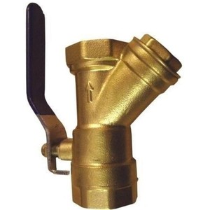 Válvula de bola de bronce más vendida con filtro tipo Y de bronce, de paso completo, accionada por palanca, con extremos hembra roscados para la industria petrolera - Product Image 4
