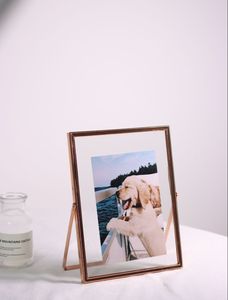 Rectangular Metal And Glass <b>Photo</b> <b>Frame</b> With Elegant Design For Tabletop Display And Special Occasion Gifts - Product Image 5