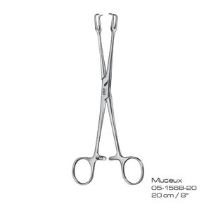 Pinces hémostatiques Museux 20 cm (8 pouces) – Instrument chirurgical manuel certifié CE pour chirurgie générale IAA-HF-194 en acier inoxydable de qualité supérieure - Product Image 3