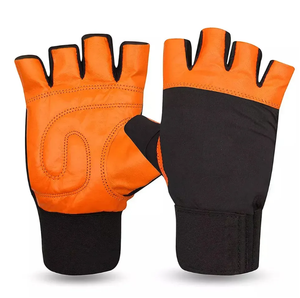 Gants d'entraînement pour le fitness, accessoires de sport élégants, demi-doigts, support de poignet, légers, respirants, fermeture à lacets - Product Image 5