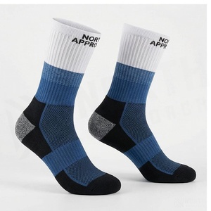 North Approach Crew <b>Socks</b> Blue <b>Breathable</b> Running <b>Socks</b> for Adults Spring Season - Product Image 3